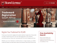 Tablet Screenshot of brandarmour.co.za